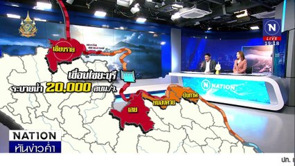 ชาวบ้านปากแม่น้ำ คาด "น้ำเหนือ" กระทบใน 15 วัน | เนชั่นทันข่าวค่ำ | 13 ก.ย. 67 | PART 4