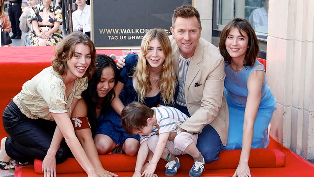 Ewan McGregor speaks of ‘hunger’ for old Hollywood films as he receives Walk of Fame star