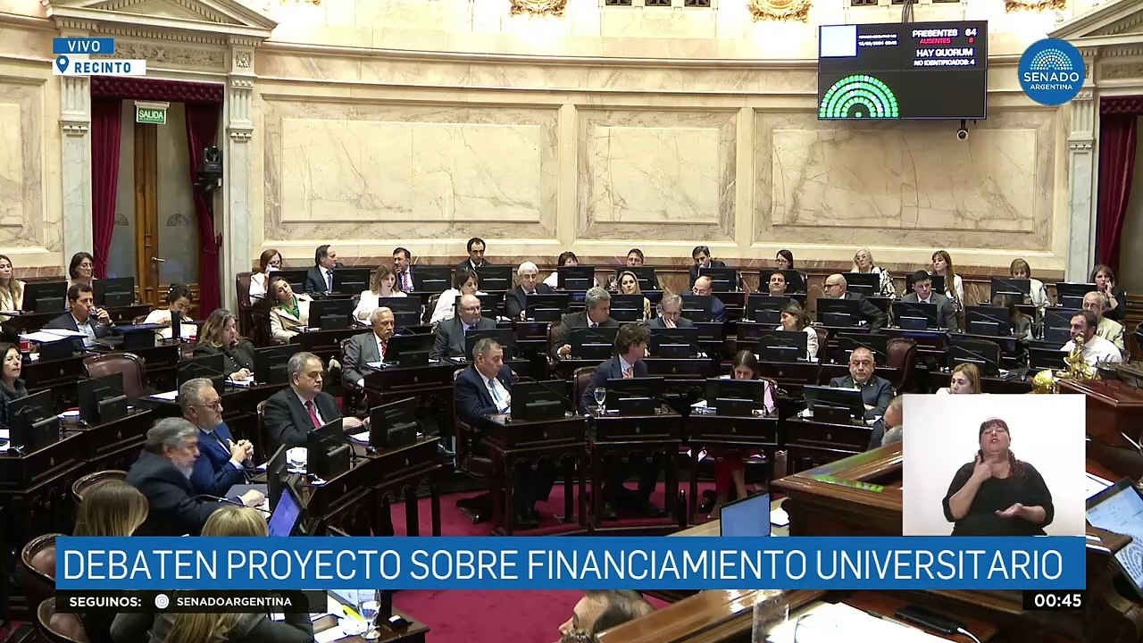 Votación general Financiamiento Universitario - Sesión 12-09-24