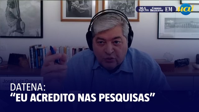 Datena diz acreditar nas pesquisas eleitorais