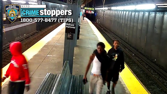 Boy, 14, pulled off Bronx subway train and robbed of chain; 3 sought