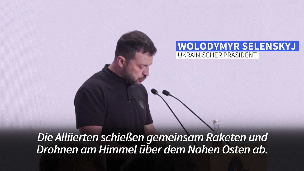 Selenskyj: Westen soll russische Raketen abschießen