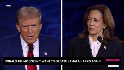 Donald Trump Doesn't Want to Debate Kamala Harris Again