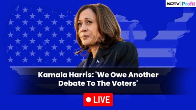Donald Trump Rules Out Debate Rematch With Harris | U.S. Election Watch | NDTV Profit