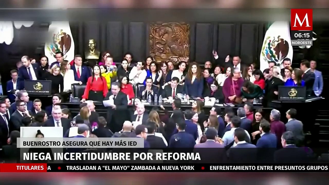 Raquel Buenrostro asegura que reforma judicial no genera inestabilidad económica en IED