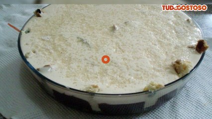 Pavê chocolate de panetone