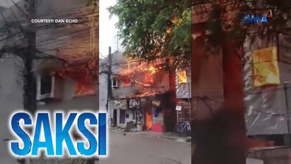 50 bahay sa West Riverside, Quezon City, nasunog; anggulong arson, tinitingnan ng BFP | Saksi