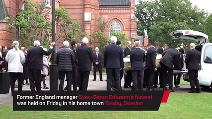 David Beckham joins mourners at Sven-Goran Eriksson's funeral in Sweden