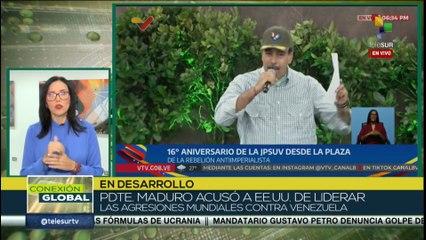 Pdte. Maduro denunció agresiones a nivel mundial contra Venezuela
