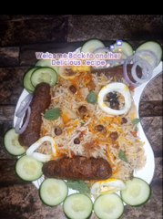 Easy Quick Made Seekh Kabab Biryani Recipe