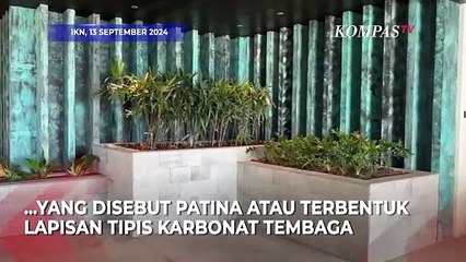 Patung Istana Garuda IKN Mulai Menghijau, Begini Penampakannya