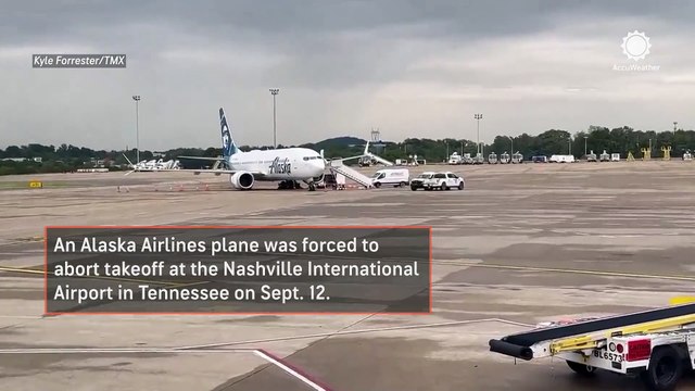 Plane aborts flight at Nashville airport, blows tires after stopping