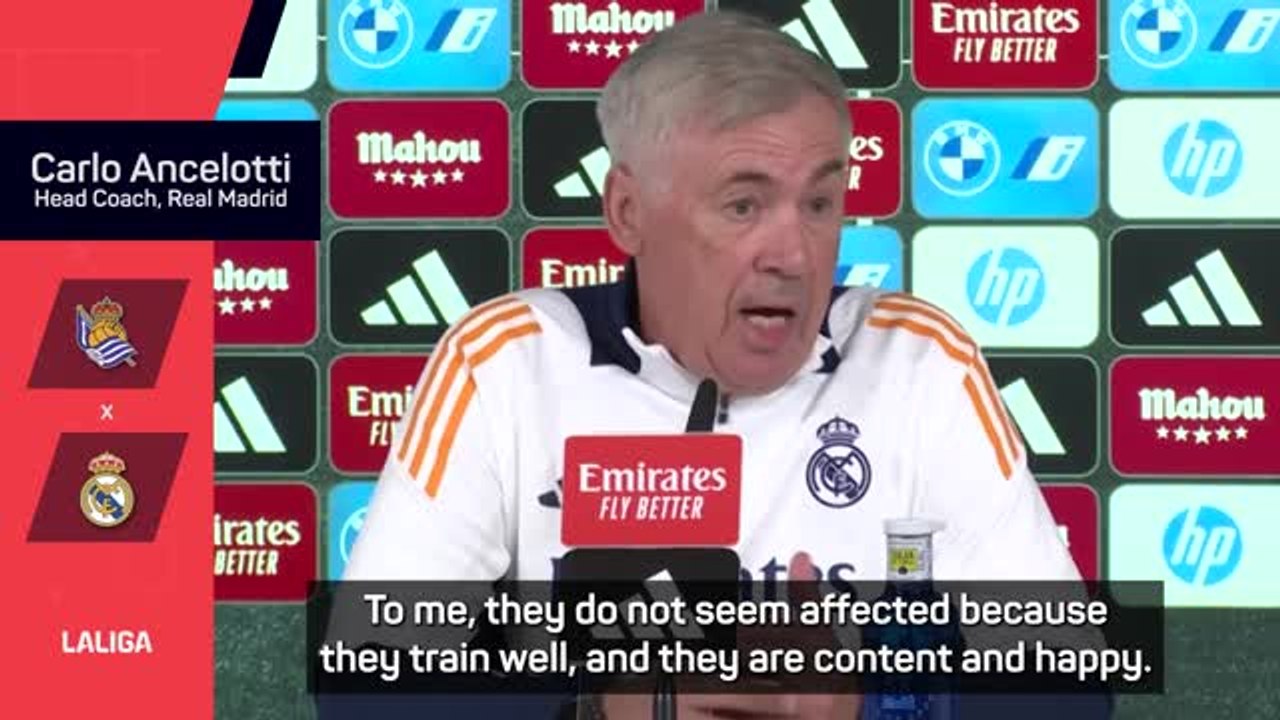 Ancelotti confident Mbappe and Vinicius won't listen to critics