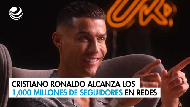 Cristiano Ronaldo alcanza los 1,000 millones de seguidores en las redes sociales