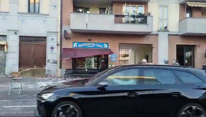 Milano, crolla balcone in viale Ripamonti
