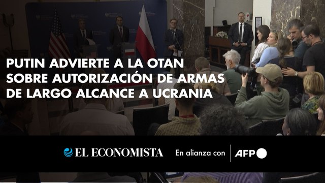 Putin advierte a la OTAN sobre autorización de armas de largo alcance a Ucrania