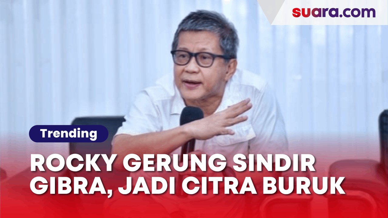 Salam Fufufafa! Rocky Gerung Sindir Gibran, Sebut Citra Buruk bagi Indonesia di Mata Dunia