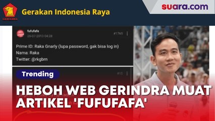 Heboh! Website Gerindra Muat Artikel Fufufafa Hina Prabowo, Taktik Adu Domba?
