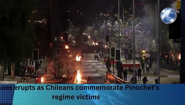 Сhaos erupts as Chileans commemorate Pinochet’s regime victims#breakingnews #news