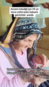 Alzheimer hastası Ayşe teyze vefat eden eşiyle konuşmak isteyince böyle bir şey tertip ediyorlar, belki unutacak ama o an ki mutluluğu görülmeye değer