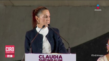 Sheinbaum promete a jóvenes una vida de derechos, justicia y paz