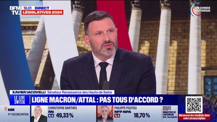 Législatives: Xavier Iacovelli (Renaissance) "ne comprend pas la position de Bruno Le Maire" de refuser de voter pour un candidat LFI au second tour