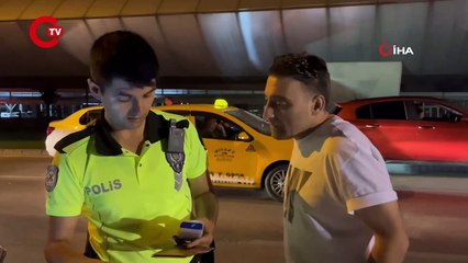 Alkollü sürücü polisin peşinden ayrılmadı ‘Hepimiz insanız’ savunması