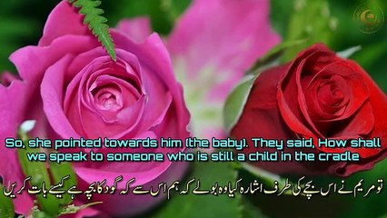 Surah Maryam _ Quran Recitation Really Beautiful _ Urdu English translations _ Copyright Free