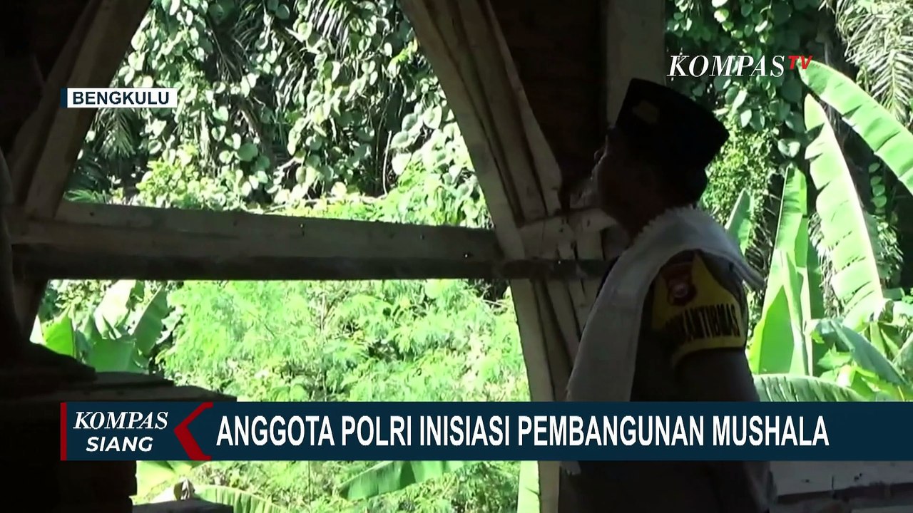 Sempat Terhenti, Anggota Polsek Gading Cempaka Inisiasi Kembali Pembangunan Mushala