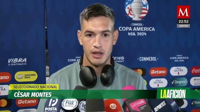 César Montes destaca la fortaleza defensiva de México en la Copa América 2024