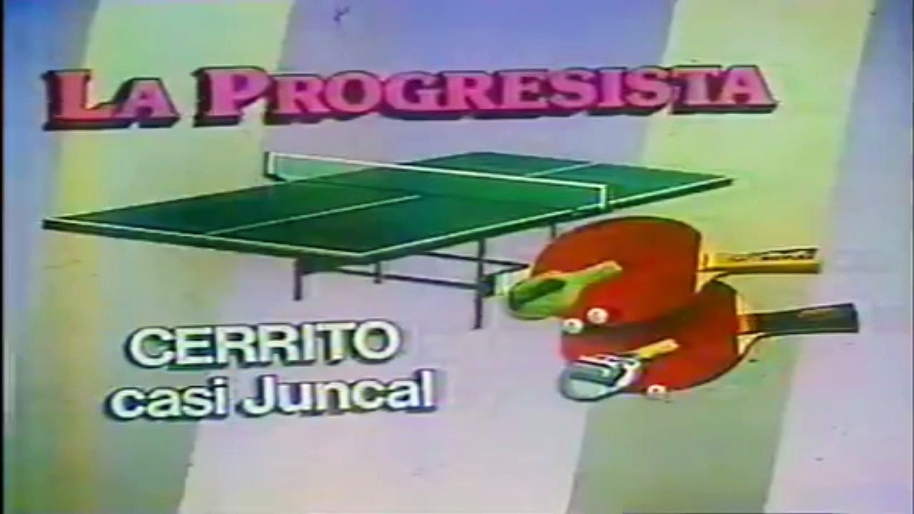 La Progresista - Mesas de Ping Pong - Vieja publicidad uruguaya (1994)
