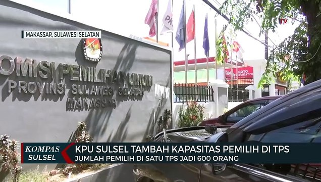 KPU Sulsel Tambah Kapasitas Pemilih Di TPS