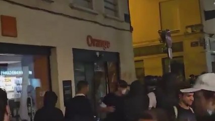 Saqueos durante la manifestación de la izquierda en Francia tras las elecciones