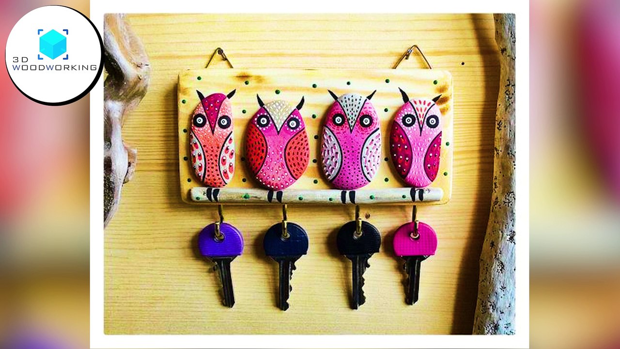 30 Woodworking Key Holders Ideas | 30 Woodworking Key Holder DIY Projects