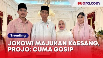 Jokowi Disebut Sodorkan Nama Kaesang Ke Partai-partai, Relawan ProJo: Cuma Gosip