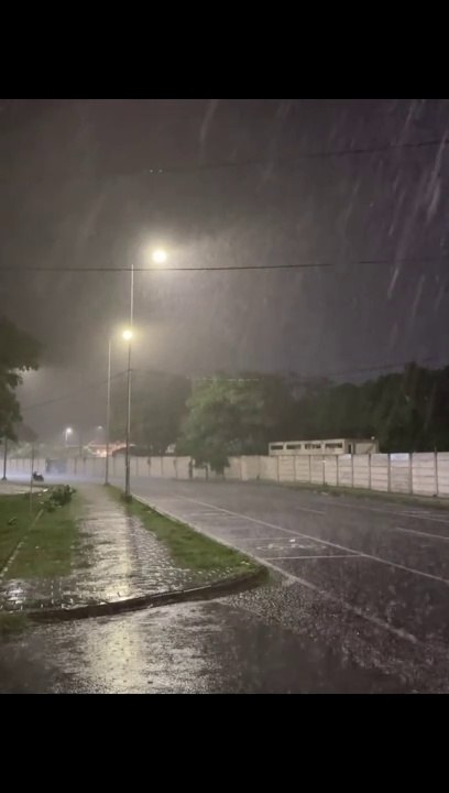 Raining