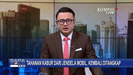 Detik-Detik Penangkapan Terdakwa Inisial Z Yang Lari Dari Jendela Mobil Tahanan