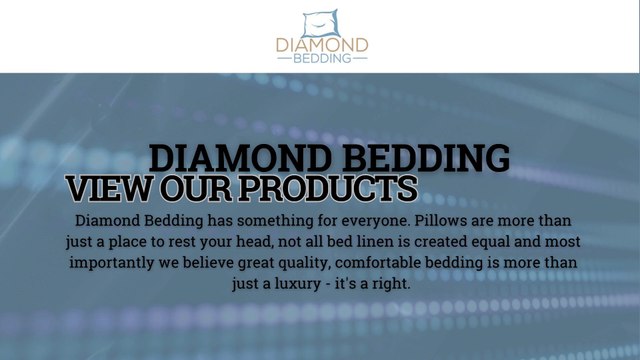 Buy Goose-Down Duvets and Pillows Online at Diamond Bedding