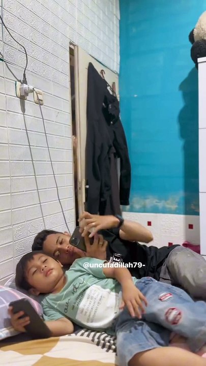Kekompakan bapak sama anak