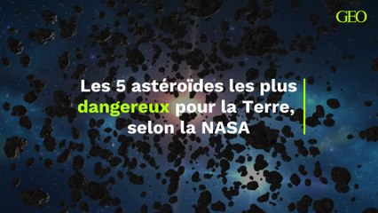 Les 5 astéroïdes les plus dangereux pour la Terre, selon la NASA