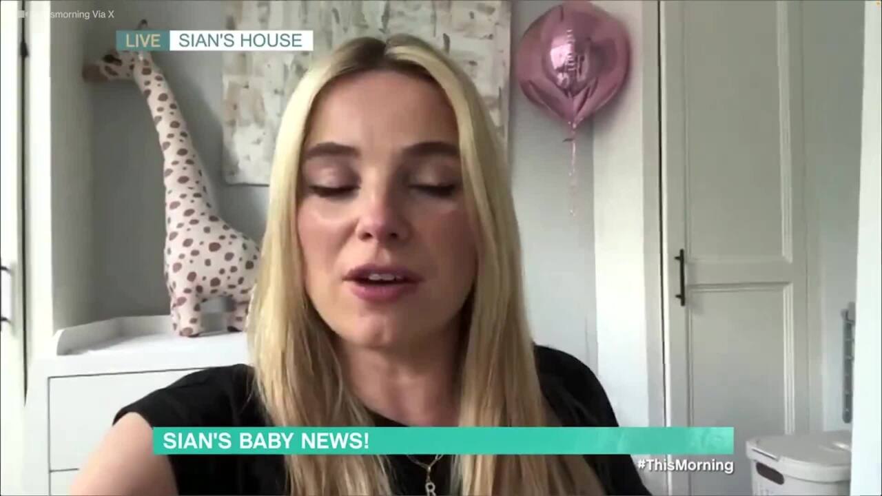 Sian Welby reveals baby Ruby was born by emergency C-section