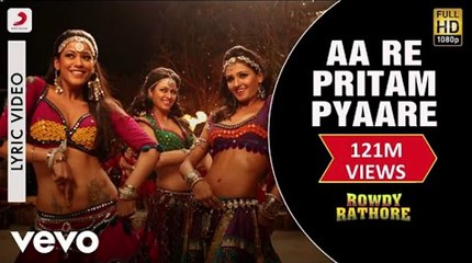 Aa Re Pritam Pyaare Lyric Video Rowdy Rathore Akshay Kumar Mamta Sharma Sajid Wajid 1
