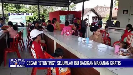 Cegah Stunting pada Balita, Sejumlah Ibu di Bali Bagikan Makanan Gratis
