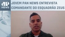 Tenente-coronel Américo comenta apoio da FAB no combate ao fogo no Pantanal