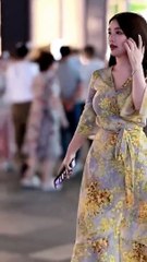 Beautiful Lady Walking | Captivating and Sweet Moments