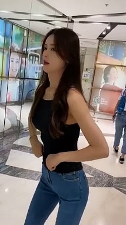 Woman Showing Her Outfit
