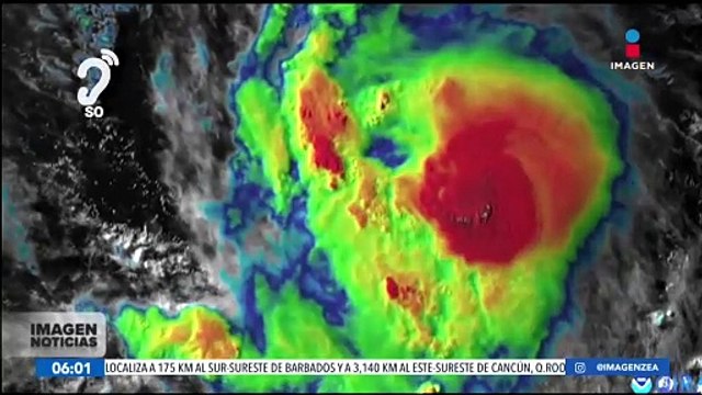 Huracán Beryl se degrada a categoría 3