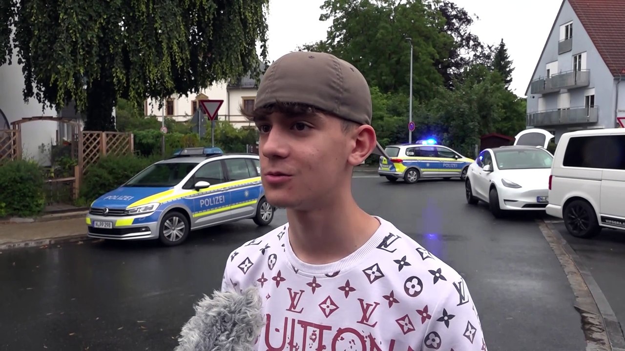 Polizeieinsatz in Lauf an der Pegnitz /@News5