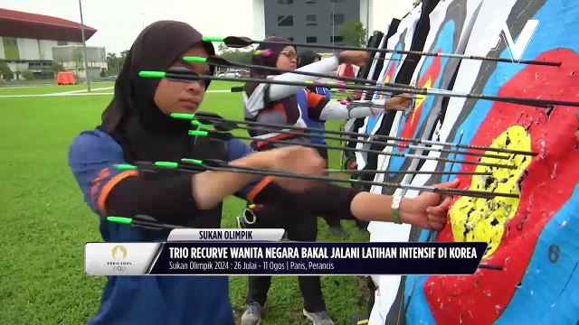 Trio recurve negara ke Sukan Olimpik 2024 Paris bakal jalani latihan intensif di Korea Selatan