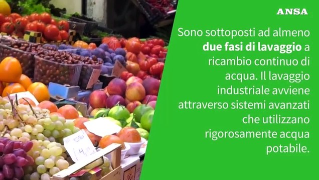 ANSA VERIFIED - E' vero che l'insalata pronta non va rilavata?